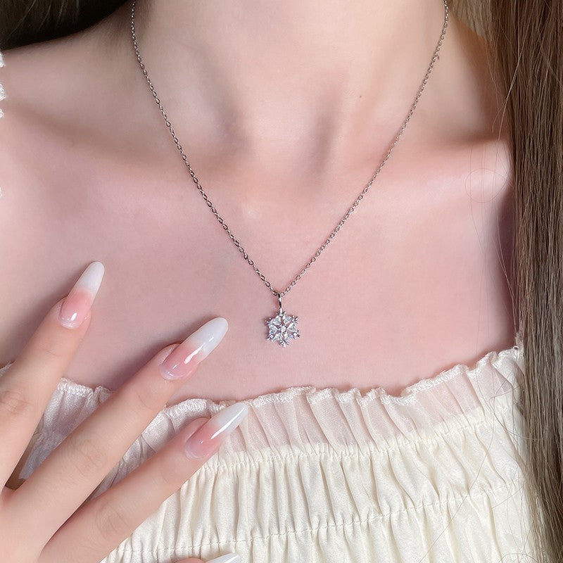 Winter Snowflake Dream Necklace