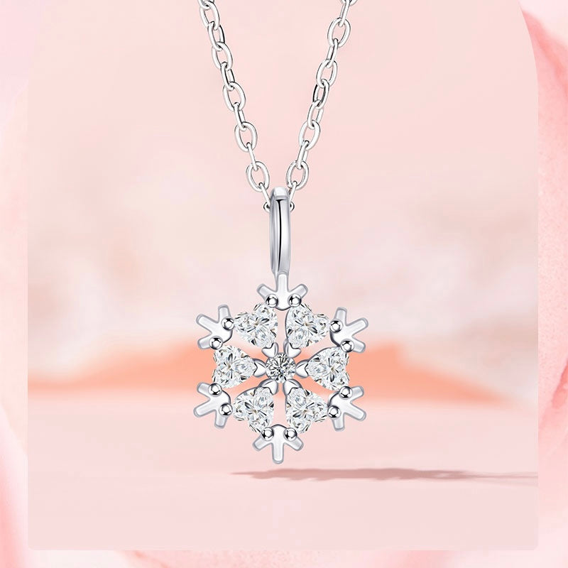 Winter Snowflake Dream Necklace