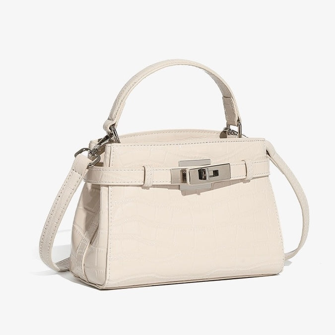 Women's Genuine Leather Crocodile Pattern Luxury Niche Handbag