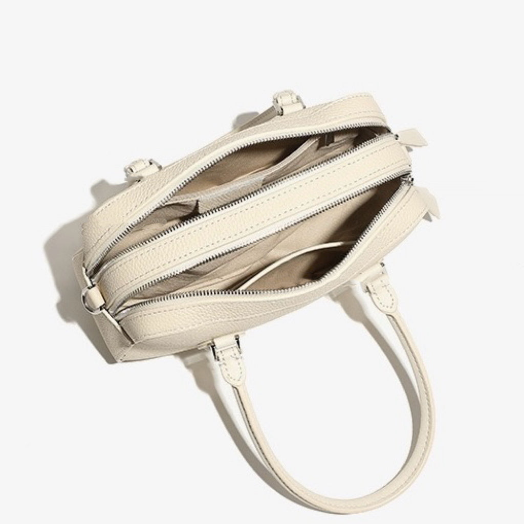 Women's Genuine Leather Premium Sense Handheld Boston Bag