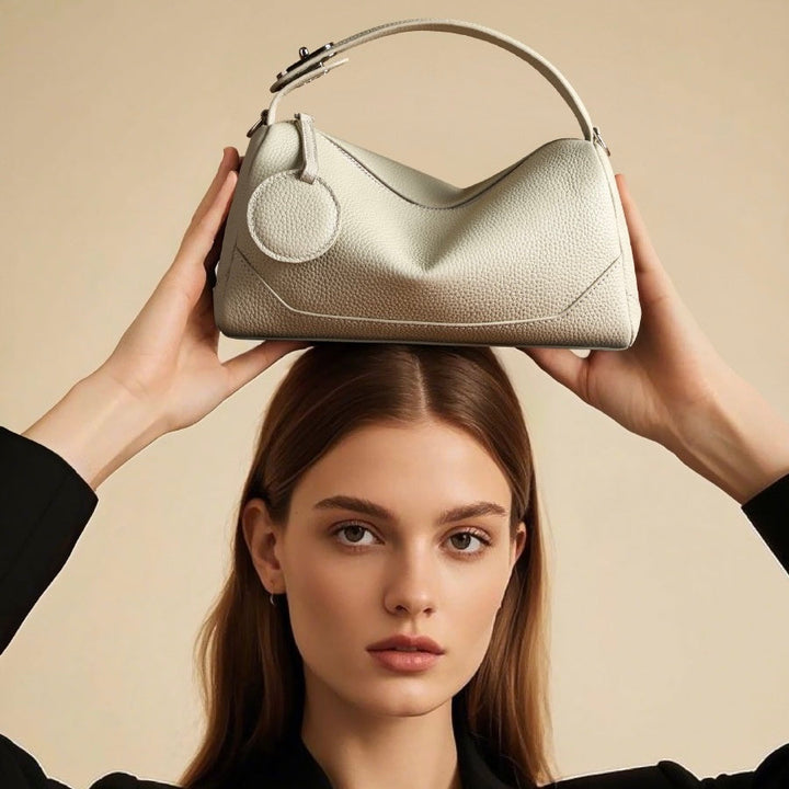 Women's Genuine Leather Boston Bag