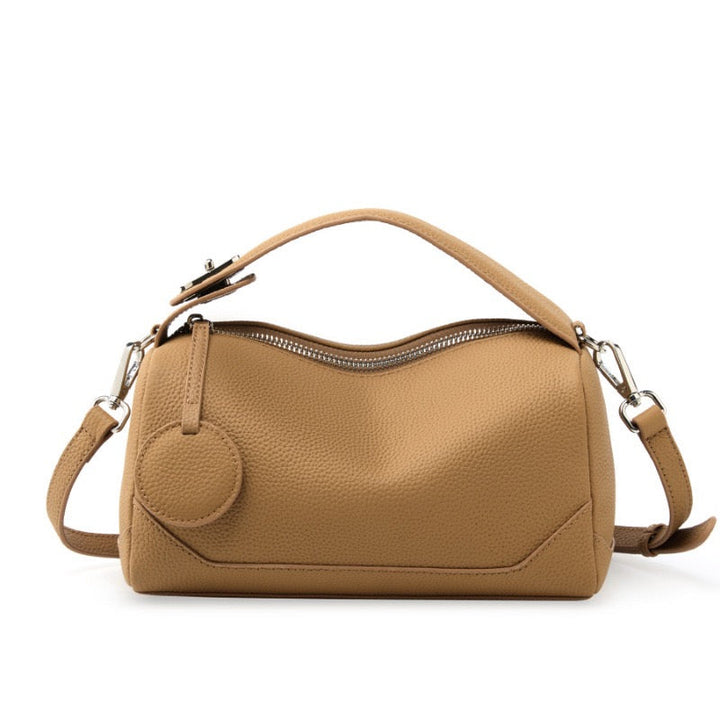 Women's Genuine Leather Boston Bag