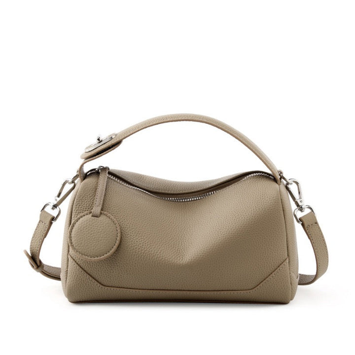 Women's Genuine Leather Boston Bag