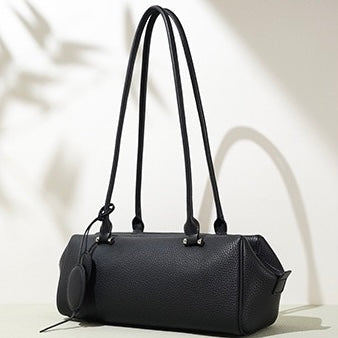 Women’s Genuine Leather Light Luxury Pendant Shoulder Handbag