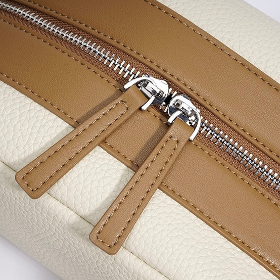 Women’s Genuine Leather Light Luxury Pendant Shoulder Handbag