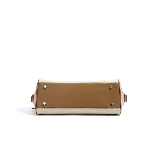 Women’s Genuine Leather Light Luxury Pendant Shoulder Handbag