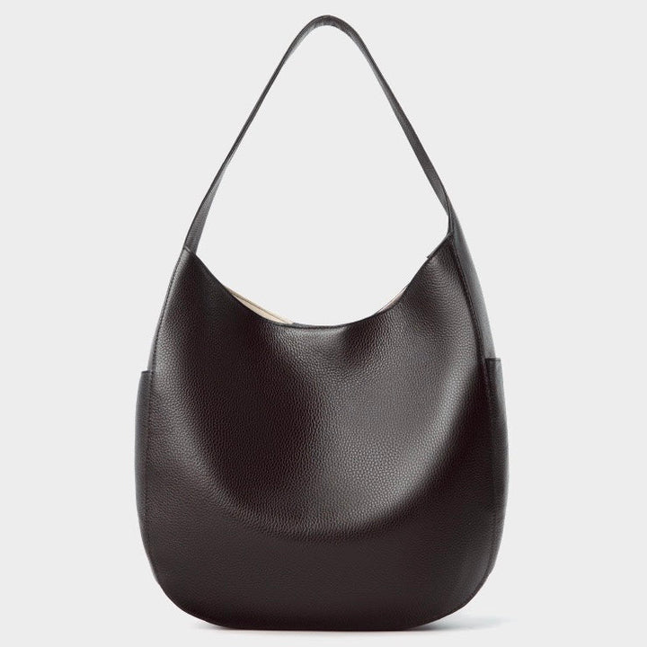 Women's Top Grain Leather Simple Large Capacity Tote Bag