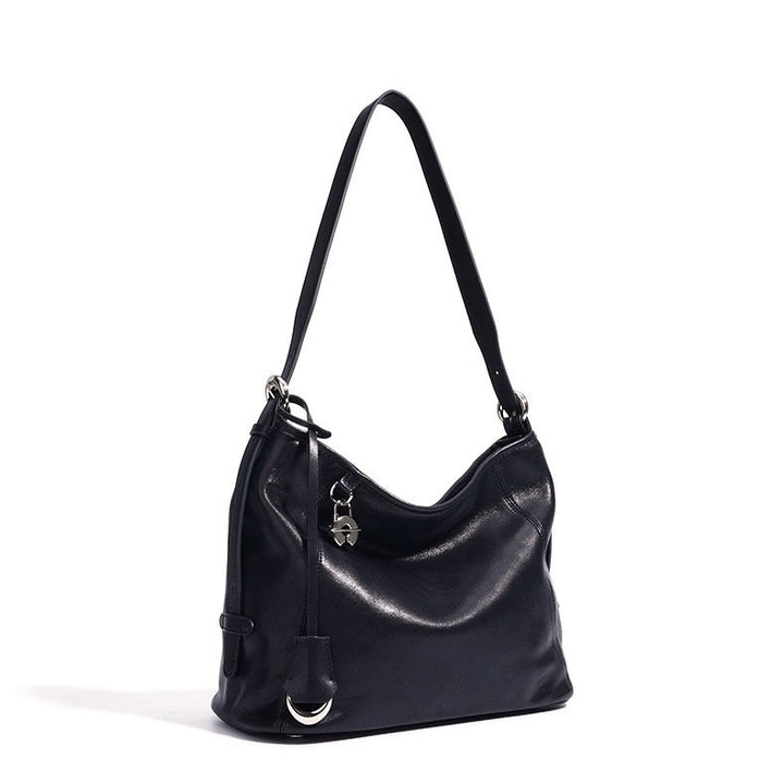 Women's Genuine Leather Large Capacity Relaxed Commuter Crossbody Bag