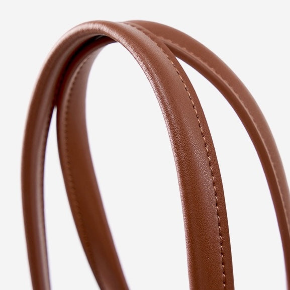 Women's Genuine Leather Dune & Saddle Tote Bag