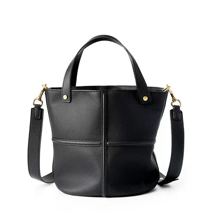 Women’s Genuine Leather Large Capacity Bucket Bag