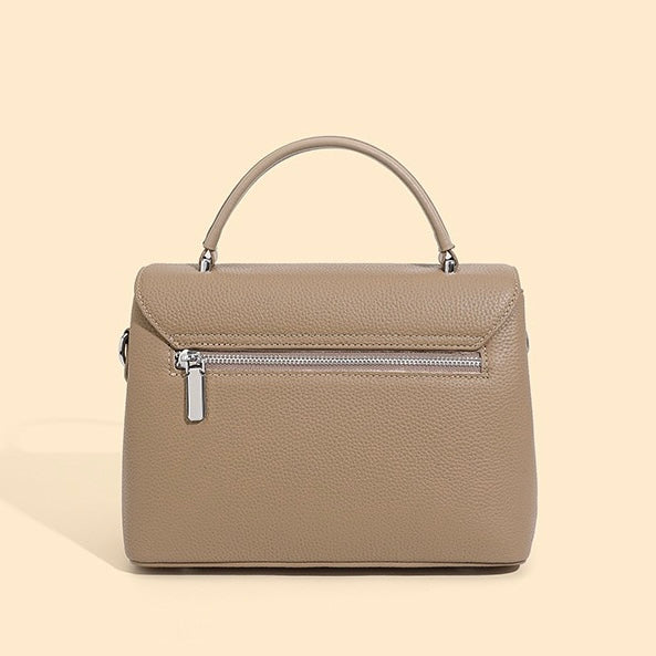 Minimalist Top-Grain Cowhide Handheld Envelope Crossbody Bag