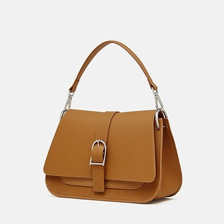 Commuter Minimalist Genuine Leather Saddle Bag