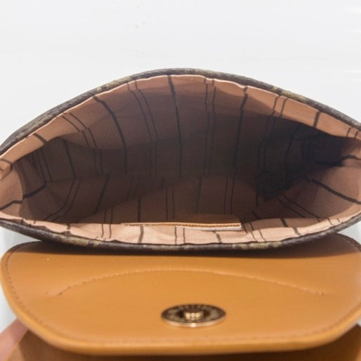 Vintage Print Rabbit Flip Top Small Crossbody Women Phone Bag