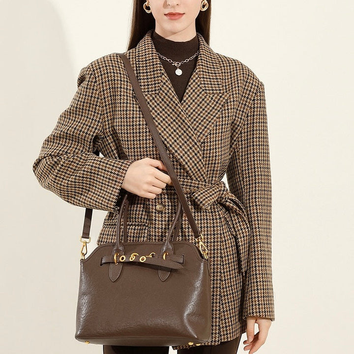 Women's Vintage Grain Leather Tote Bag