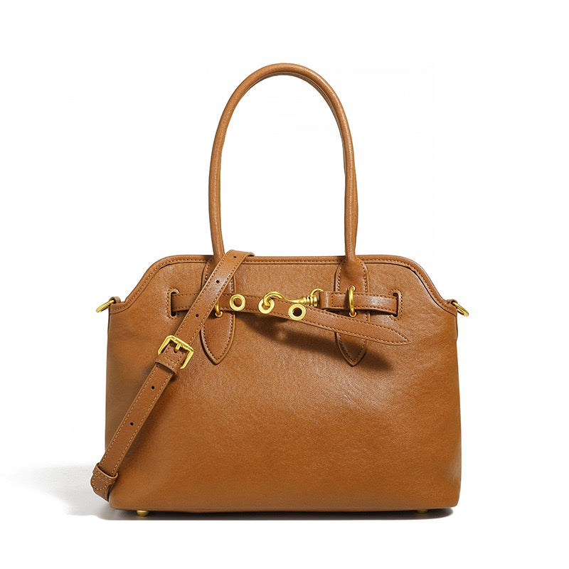 Women's Vintage Grain Leather Tote Bag