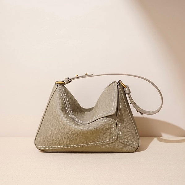 Women’s Genuine Leather Geometric Shoulder Crossbody Bag