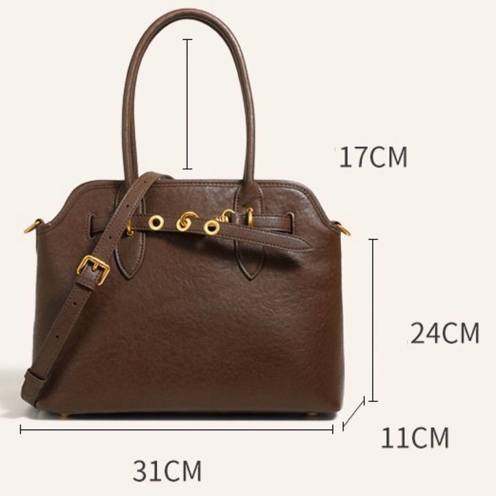 Women's Vintage Grain Leather Tote Bag