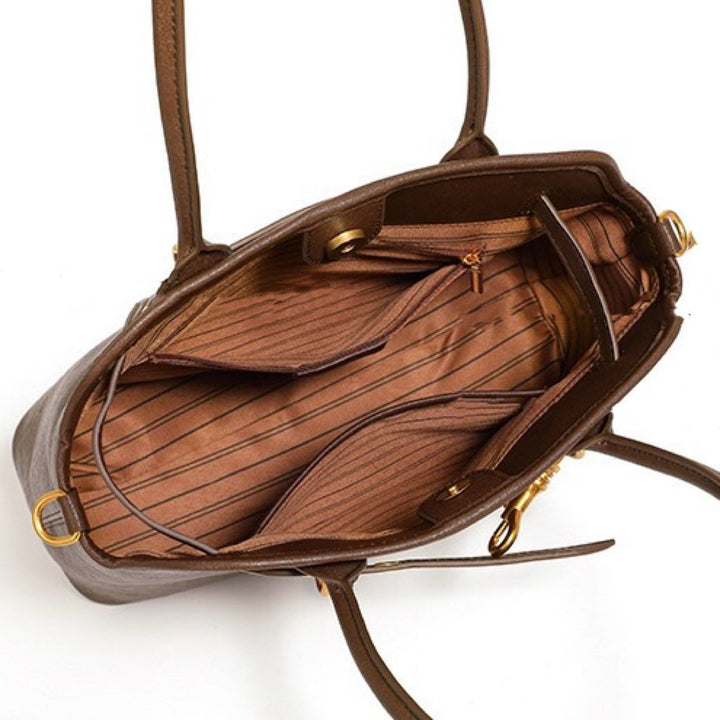 Women's Vintage Grain Leather Tote Bag