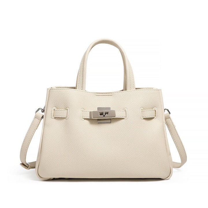 Women's Elegant Pebble Genuine Leather Crossbody Bag