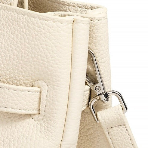 Women's Elegant Pebble Genuine Leather Crossbody Bag