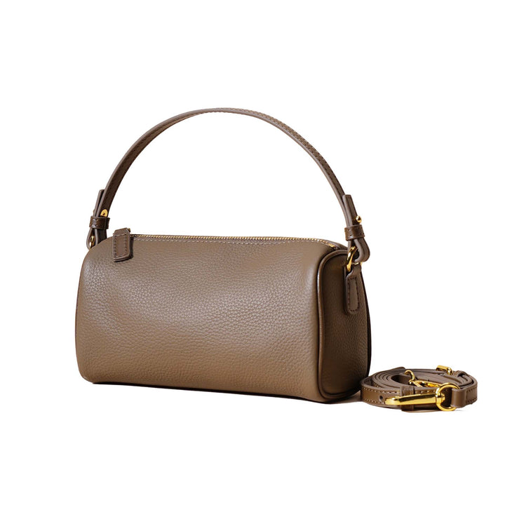 Women’s Genuine Leather Minimalist Quilted Crossbody Clutch Bag