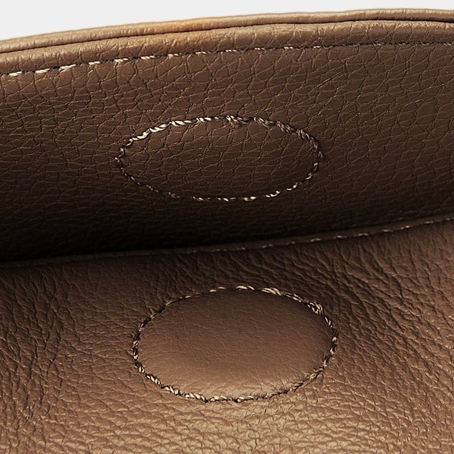 Genuine Leather Mini Bucket Phone Crossbody Handbag