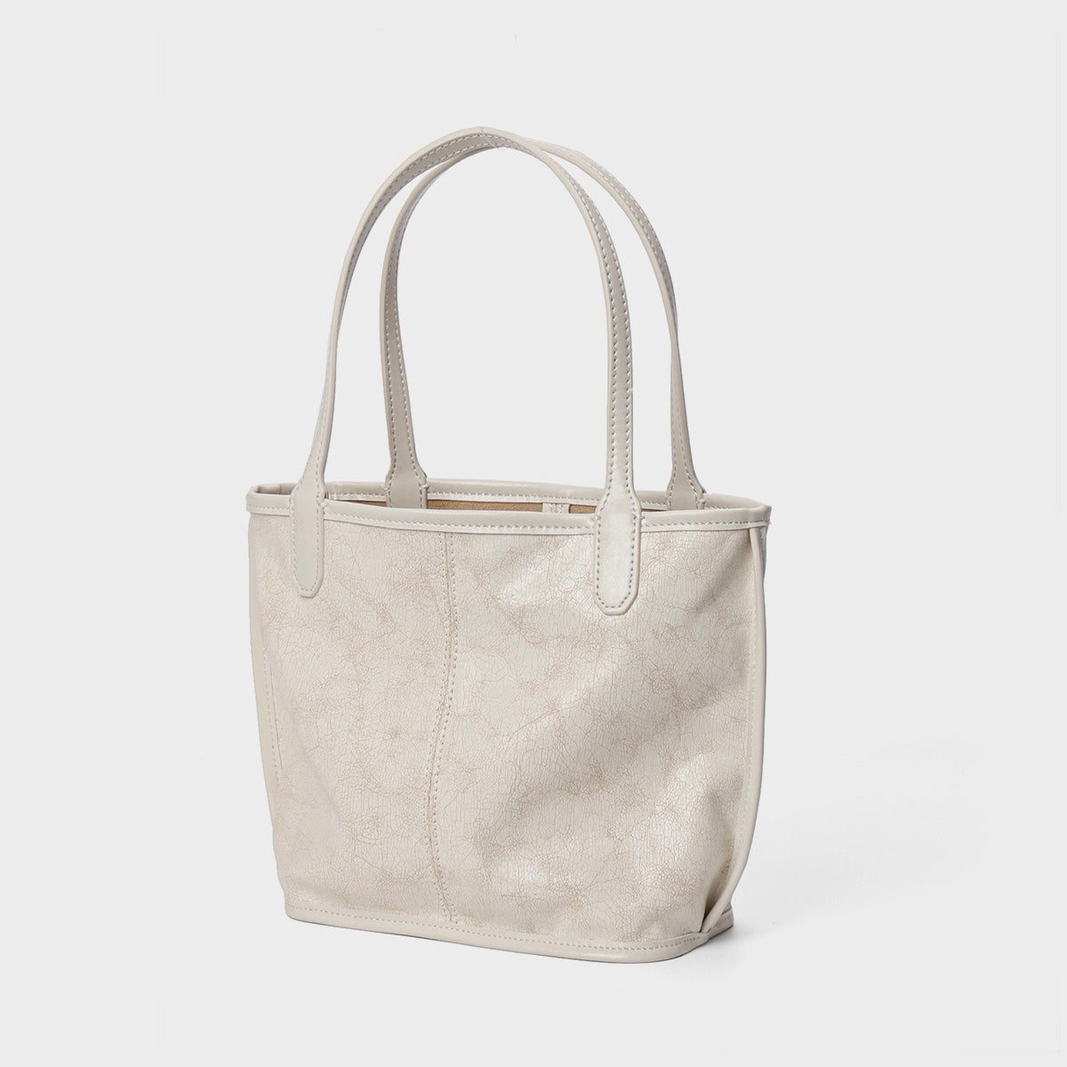 Women's Vintage Genuine Leather Tote with Pouch