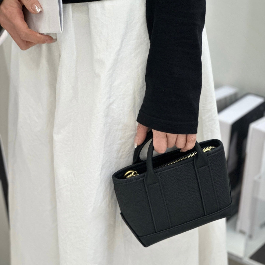 Spring Summer Fresh Women's Genuine Cowhide Handheld Crossbody Bag