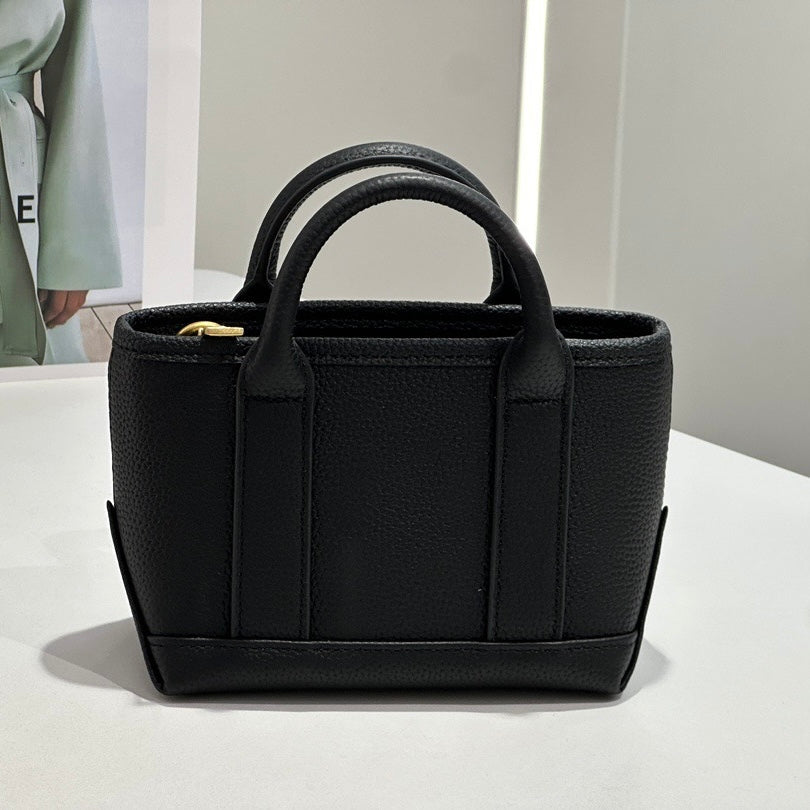 Spring Summer Fresh Women's Genuine Cowhide Handheld Crossbody Bag