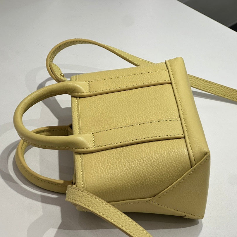 Spring Summer Fresh Women's Genuine Cowhide Handheld Crossbody Bag