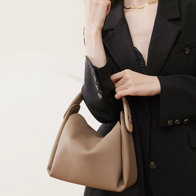 Women’s Genuine Leather Soft Cigarette Box Shoulder Bag