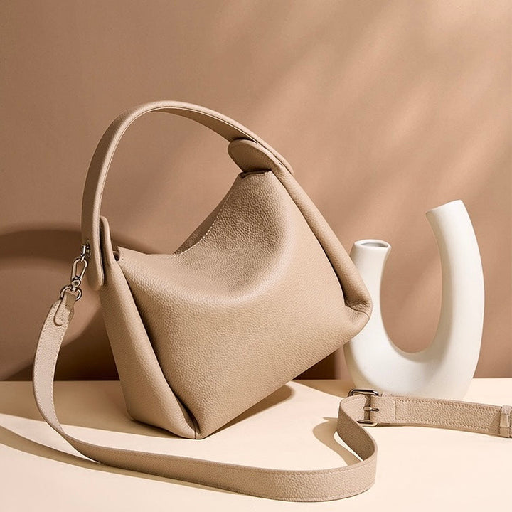 Women’s Genuine Leather Soft Cigarette Box Shoulder Bag