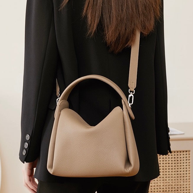 Women’s Genuine Leather Soft Cigarette Box Shoulder Bag