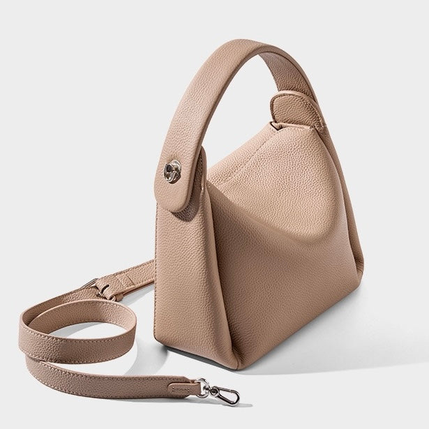 Women’s Genuine Leather Soft Cigarette Box Shoulder Bag