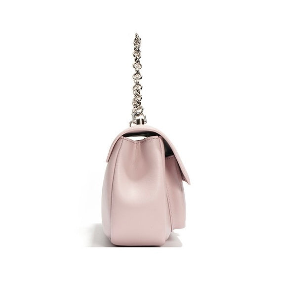 Spring Summer Chic Cowhide Mini Square Bag with Lock Closure