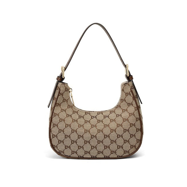 Classic Monogram Canvas Luxury Crescent Armpit Bag