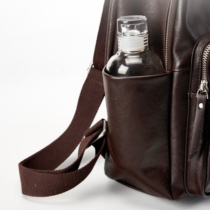 Stylish Large Capacity Soft Leather Multifunctional Women's Genuine Leather Backpack