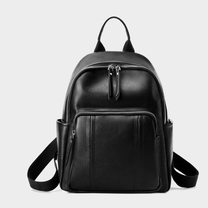 Stylish Large Capacity Soft Leather Multifunctional Women's Genuine Leather Backpack