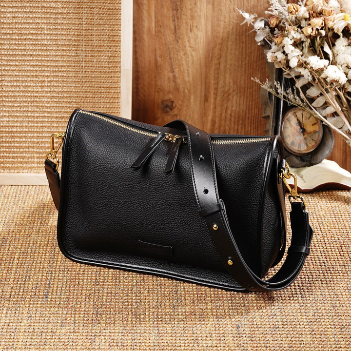 Women’s Genuine Leather Vintage Commuter Shoulder Bag