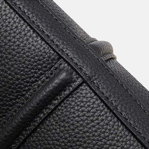 Women’s Luxury Genuine Leather Commuter Tote Bag with Inner Pouch