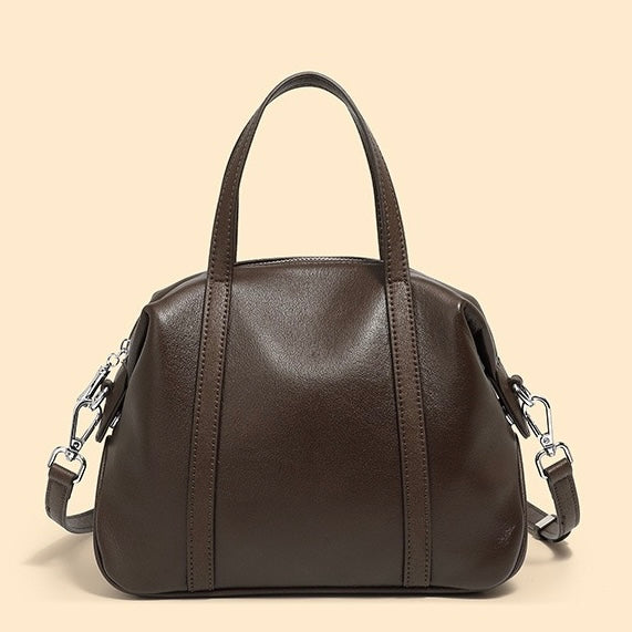 Women’s Genuine Leather Boston Pillow Bag