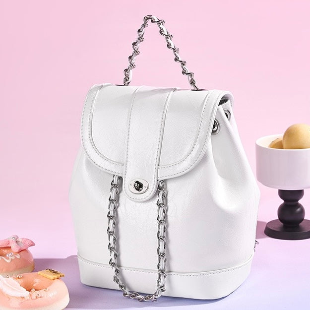 Chic Inspired Genuine Cowhide Large Capacity Backpack for Women