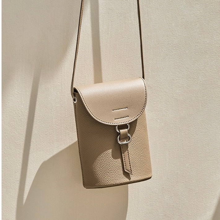 Luxury Women's Genuine Leather Mini Crossbody Phone Bag