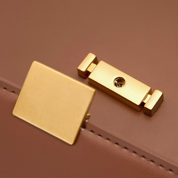 Luxury Minimalist Women's Genuine Leather Shoulder Crossbody Bag