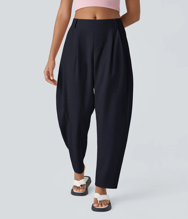 Mid Rise - Side Pocket Barrel Leg Work Trousers