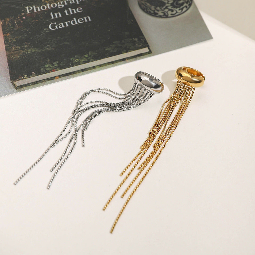Tassel Earcuff Earrings (No Piercing Required)