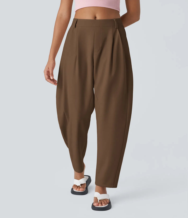 Mid Rise - Side Pocket Barrel Leg Work Trousers