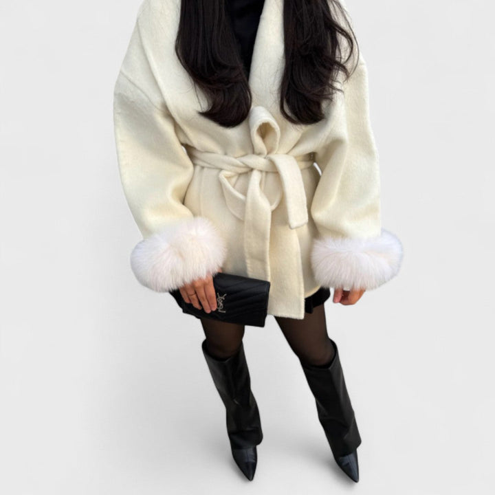 Emy – Timeless Elegance Eco-Fur Coat