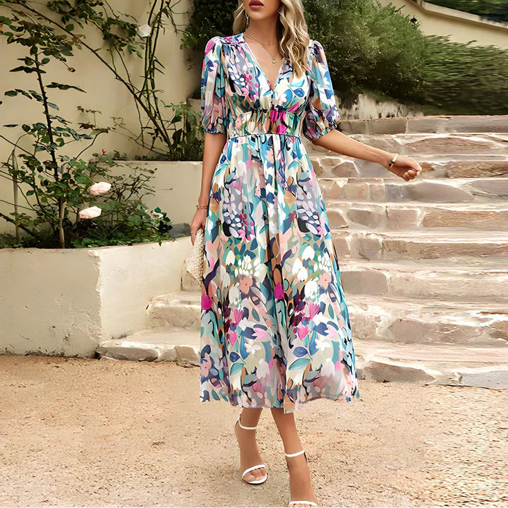 Reem - Trendy floral dress