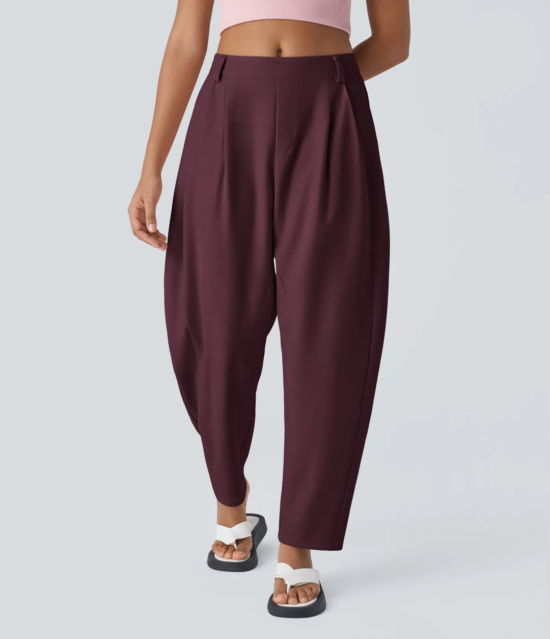 Mid Rise - Side Pocket Barrel Leg Work Trousers